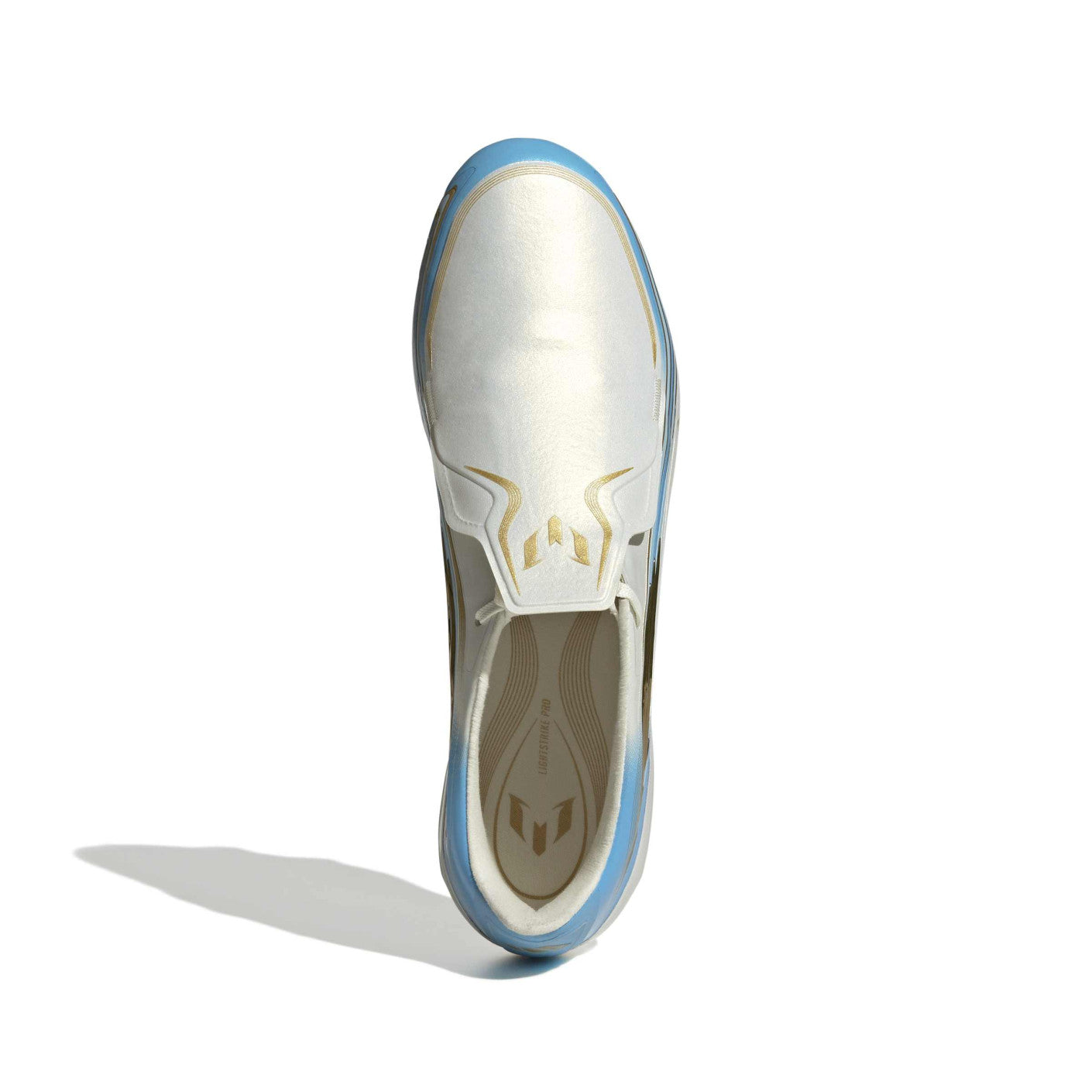 Adidas F50 Messi Elite x FG White Light Blue Soccer Cleats