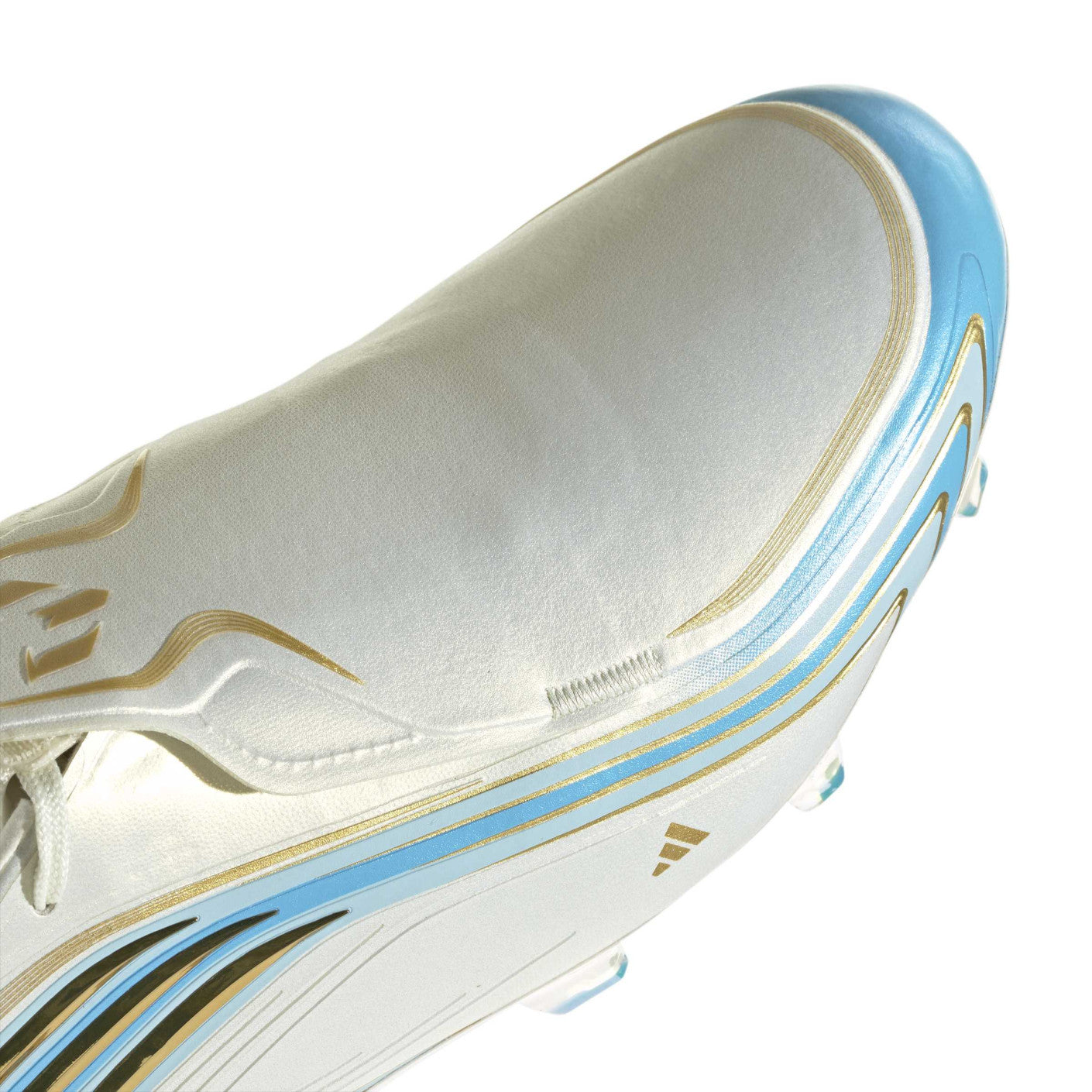 Adidas F50 Messi Elite x FG White Light Blue Soccer Cleats