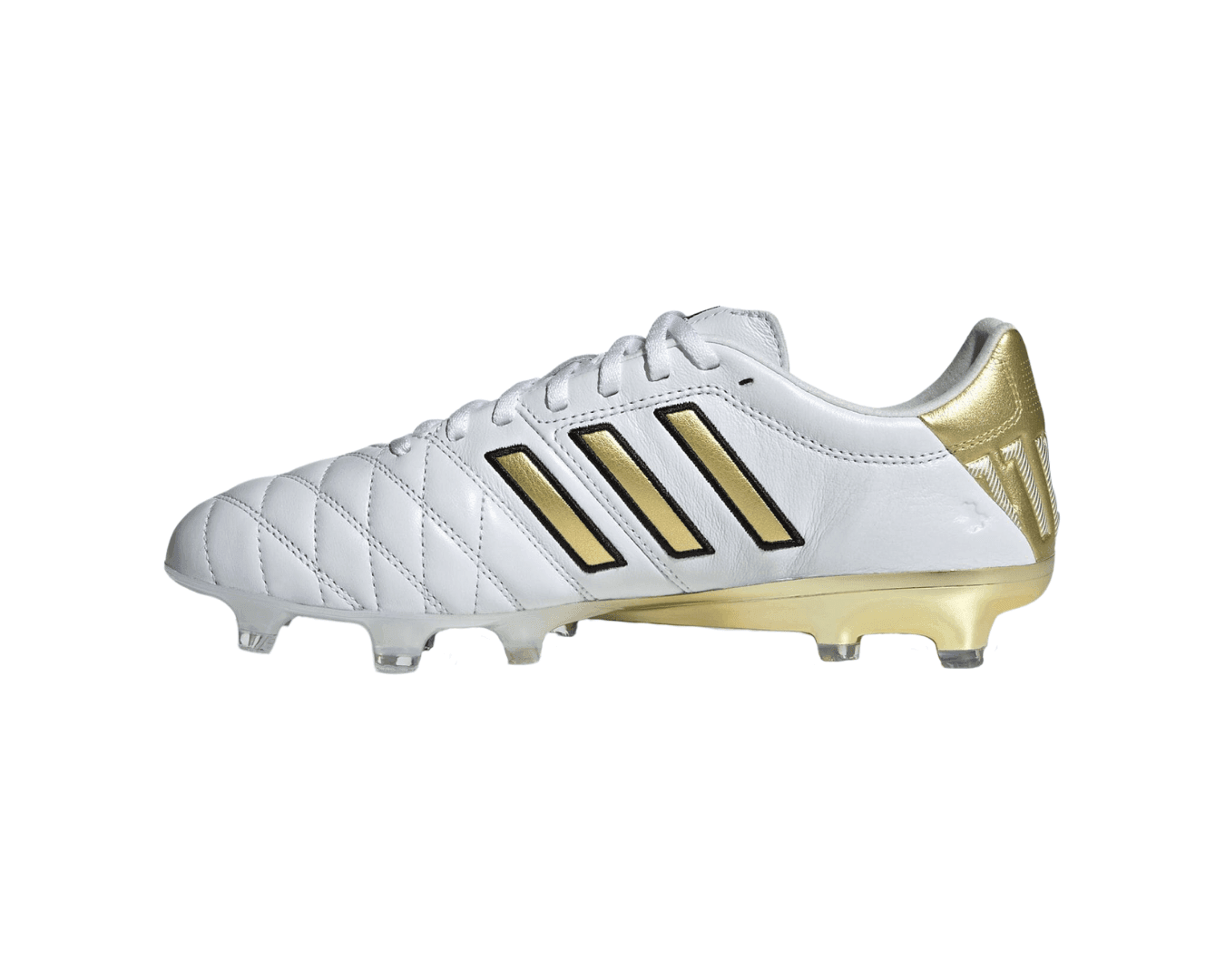 Adidas 11PRO Toni Kroos FG 'White Gold Metallic' Soccer Cleats - rirexpress.com