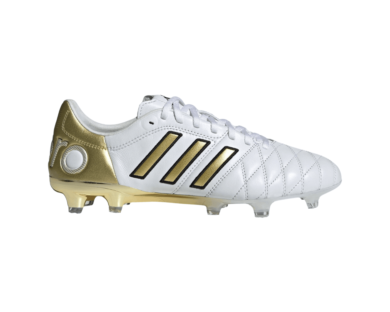 Adidas 11PRO Toni Kroos FG 'White Gold Metallic' Soccer Cleats - rirexpress.com