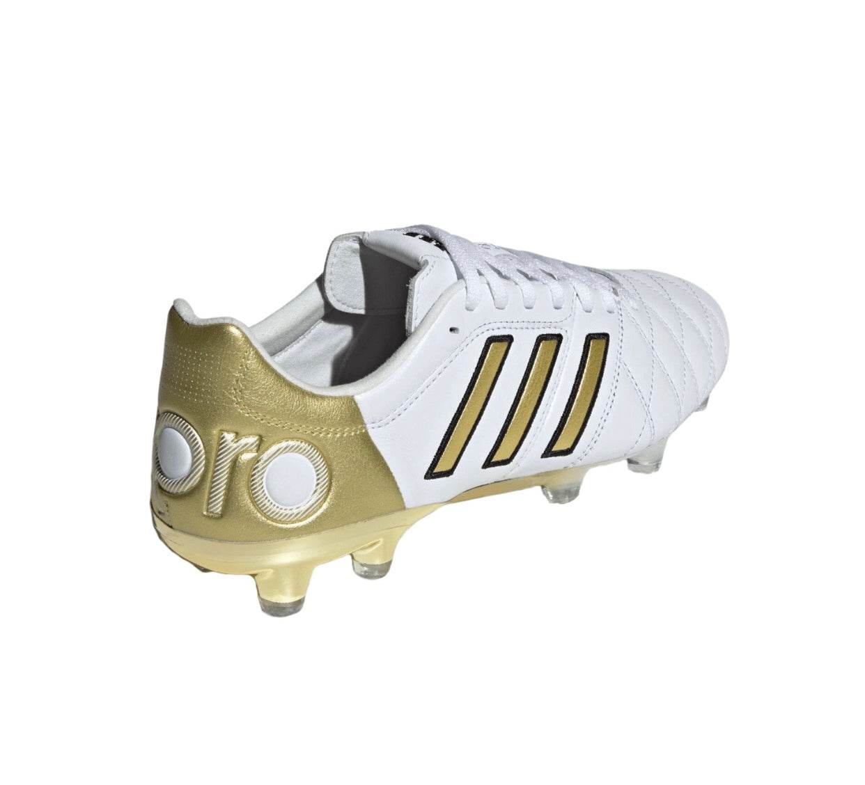 Adidas 11PRO Toni Kroos FG 'White Gold Metallic' Soccer Cleats - rirexpress.com