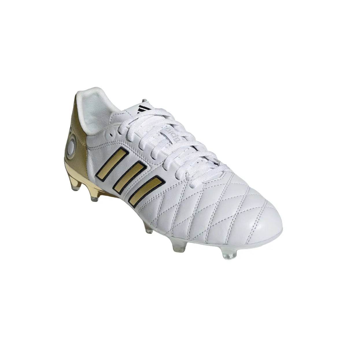 Adidas 11PRO Toni Kroos FG 'White Gold Metallic' Soccer Cleats - rirexpress.com