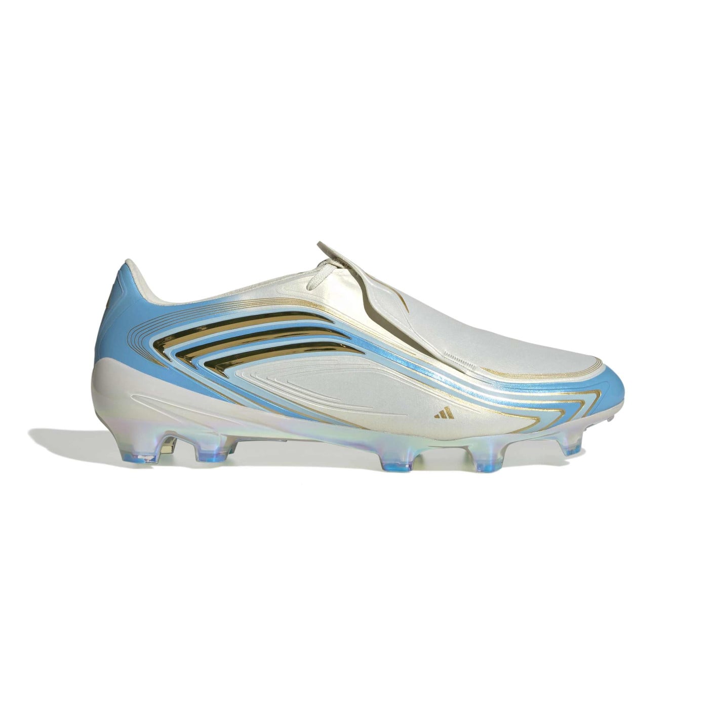 Adidas F50 Messi Elite x FG White Light Blue Soccer Cleats