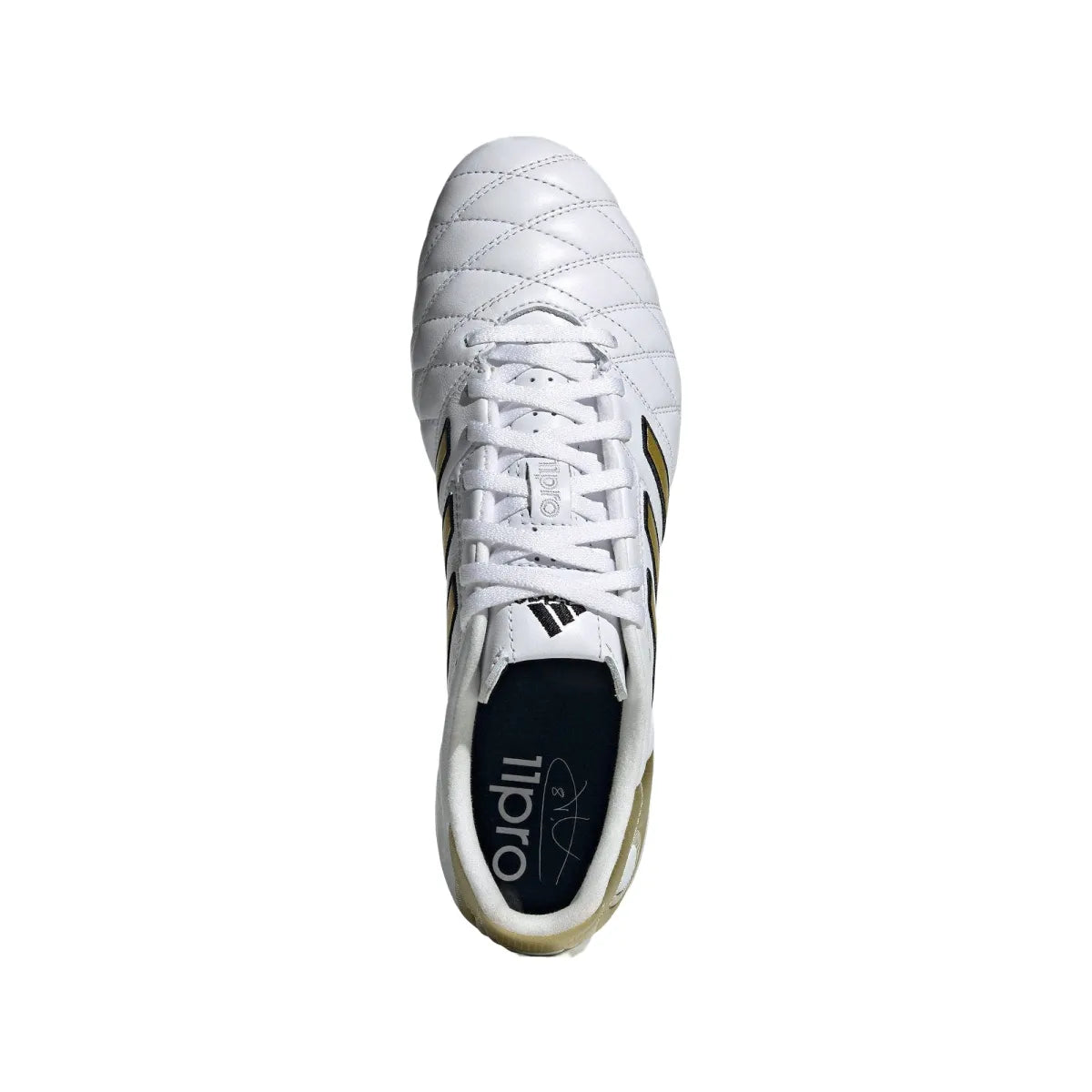 Adidas 11PRO Toni Kroos FG 'White Gold Metallic' Soccer Cleats